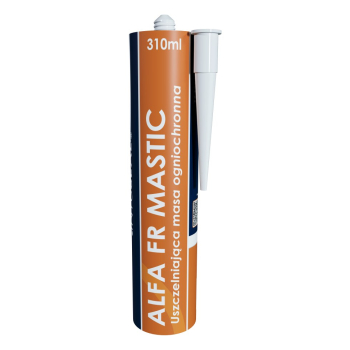 Masa ogniochronna akrylowa ALFA FR MASTIC, kartusz 310 ml
