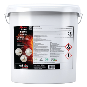Farba ogniochronna do kabli Flame Cabel Farba, wiadro 10 kg