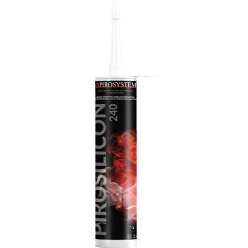 Silikon ogniochronny Pirosilicon 240 do dylatacji, kartusz 310 ml