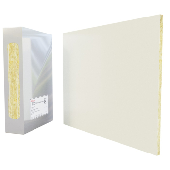 Płyta z wełny mineralnej malowana pastą ogniochronną Flame Cabel Pasta A, 1000 × 600 × 51,6 mm, 2 szt.