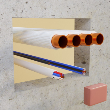 Bloczek ogniochronny ZZ 230, 200 × 144 × 60 mm – zastosowanie