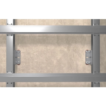Kołek ramowy Fischer DuoXpand 10x180 mm FUS z wkrętem sześciokątnym i podkładką – przykład zastosowania