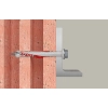 Kołek ramowy Fischer DuoXpand 8x120 mm FUS z wkrętem sześciokątnym i podkładką – działanie w podłożu 2