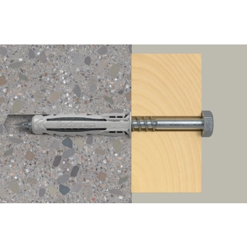 Kołek rozporowy Fischer SX Plus 12x60 mm – działanie w podłożu