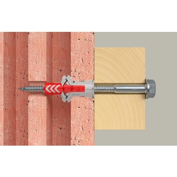 Kołek uniwersalny Fischer DuoPower 10x50 mm – działanie w podłożu 2
