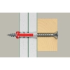 Kołek uniwersalny Fischer DuoPower 6x30 mm – działanie w podłożu 2