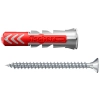 Kołek uniwersalny Fischer DuoPower 6x30 S z wkrętem 4,5x40 mm, 50 szt.