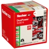 Kołek uniwersalny Fischer DuoPower 6x50 S z wkrętem 4,5x60 mm – opakowanie