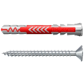 Kołek uniwersalny Fischer DuoPower 6x50 S z wkrętem 4,5x60 mm, 50 szt.