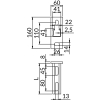 Konsole OGSSMF2,5 41X41 – rysunek wymiarowy