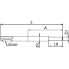 Osadzaki mechaniczne OM – rysunek wymiarowy