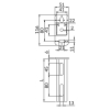 Konsole SSMF2,0 41X41 – rysunek wymiarowy
