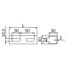 Profile XPSZA2,0 30X30 – rysunek wymiarowy