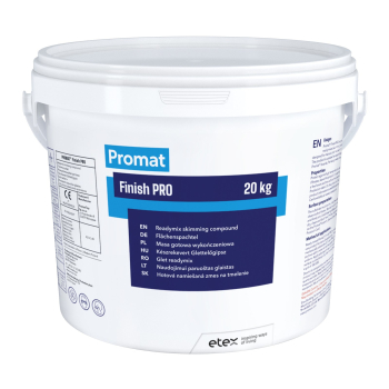 Masa szpachlowa Promat Finish PRO do wykańczania płyt, wiadro 20 kg