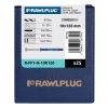 Kołek ramowy z kołnierzem R-FF1 10x120 mm z wkrętem (łeb sześciokątny) Rawlplug – zdjęcie 3