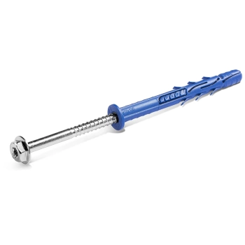 Kołek ramowy z kołnierzem R-FF1 10x200 mm z wkrętem (łeb sześciokątny) Rawlplug, 25 szt.