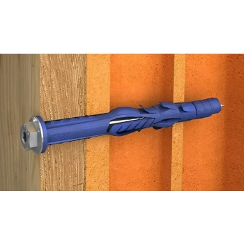 Kołek ramowy z kołnierzem R-FF1-N-K-DT 10x140 mm, wkręt z ocynku płatkowego Rawlplug – zdjęcie 3