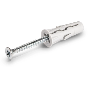 Kołek uniwersalny UNO 10 mm z wkrętem 5,0x45 mm Rawlplug, 100 szt.