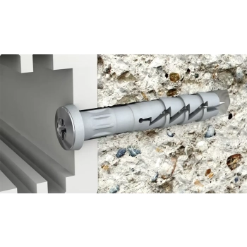 Kołek wbijany FX-C z kołnierzem cylindrycznym 8x80 mm Koelner – zdjęcie 3