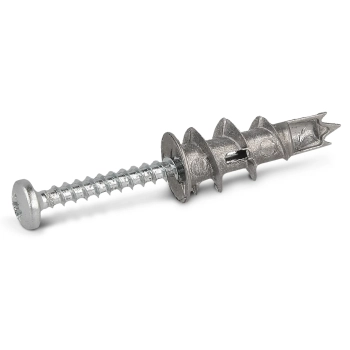 Metalowy kołek samowiercący do płyt g-k DRAM 13x31 mm z wkrętem Koelner, 100 szt.