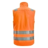 Bezrękawnik roboczy odblaskowy, EN ISO 20471 kl. 1/2 Snickers High-Vis 4534 – tył