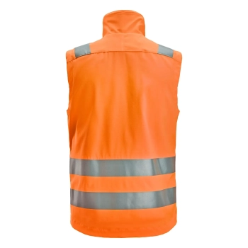 Bezrękawnik roboczy odblaskowy, EN ISO 20471 kl. 1/2 Snickers High-Vis 4534 – tył