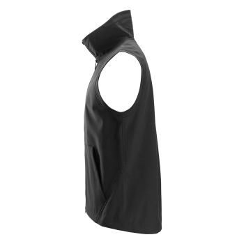 Bezrękawnik roboczy wiatroszczelny softshell Snickers AllroundWork 4505 – lewy bok