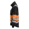 Bluza robocza damska odblaskowa, na suwak, EN ISO 20471 kl. 1 Snickers High-Vis 8077 – lewy bok