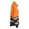 Bluza robocza damska odblaskowa na suwak, EN ISO 20471 kl. 2 Snickers High-Vis 8073 – prawy bok