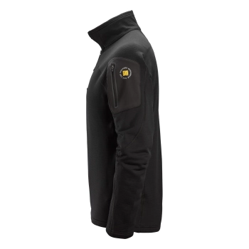 Bluza robocza Micro Fleece z krótkim suwakiem Snickers 9435 – lewy bok