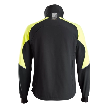 Bluza robocza Neon, na suwak Snickers FlexiWork 8028 – tył