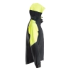 Bluza robocza Neon z kapturem, na suwak Snickers FlexiWork 8025 – prawy bok