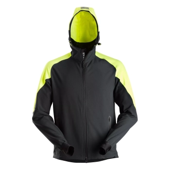 Bluza robocza Neon z kapturem, na suwak Snickers FlexiWork 8025