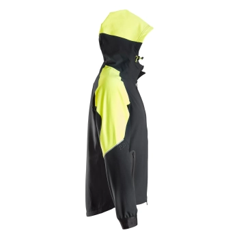 Bluza robocza Neon z kapturem, na suwak Snickers FlexiWork 8025 – prawy bok