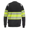 Bluza robocza odblaskowa, EN ISO 20471 kl. 1 Snickers High-Vis 2830 – tył