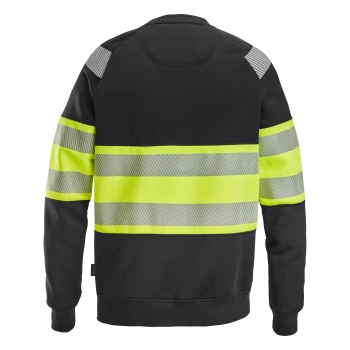 Bluza robocza odblaskowa, EN ISO 20471 kl. 1 Snickers High-Vis 2830 – tył