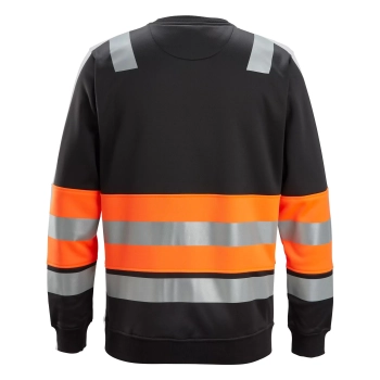 Bluza robocza odblaskowa, EN ISO 20471 kl. 1 Snickers High-Vis 8031 – tył
