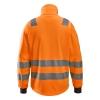 Bluza robocza odblaskowa na suwak, EN ISO 20471 kl. 2/3 Snickers High-Vis 8036 – tył