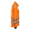 Bluza robocza odblaskowa na suwak, EN ISO 20471 kl. 2/3 Snickers High-Vis 8036 – prawy bok