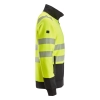 Bluza robocza odblaskowa na suwak, EN ISO 20471 kl. 2 Snickers High-Vis 2835 – prawy bok