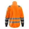Bluza robocza odblaskowa na suwak, EN ISO 20471 kl. 2 Snickers High-Vis 8035 – tył