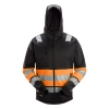 Bluza robocza odblaskowa z kapturem, na suwak, EN ISO 20471 kl. 1 Snickers 8038