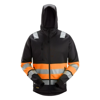 Bluza robocza odblaskowa z kapturem, na suwak, EN ISO 20471 kl. 1 Snickers 8038