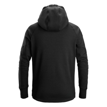 Bluza robocza polarowa z kapturem, na suwak Snickers FlexiWork 8041 – tył