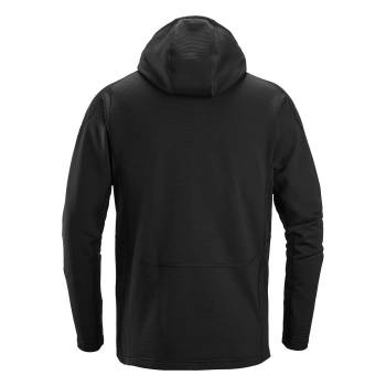 Bluza robocza termiczna, polarowa Body Mapping z kapturem, na suwak Snickers 9420 – tył
