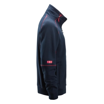 Bluza robocza trudnopalna Arc, na suwak Snickers ProtecWork 2360 – prawy bok
