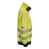 Bluza robocza trudnopalna odblaskowa Arc, na suwak, EN ISO 20471 kl. 2/3 Snickers ProtecWork 2868 – prawy bok