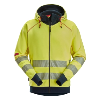 Bluza robocza trudnopalna odblaskowa Arc z kapturem, na suwak, EN ISO 20471 kl. 2/3 Snickers ProtecWork 2866