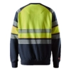 Bluza robocza trudnopalna odblaskowa, EN ISO 20471 kl. 1 Snickers ProtecWork 2869 – tył