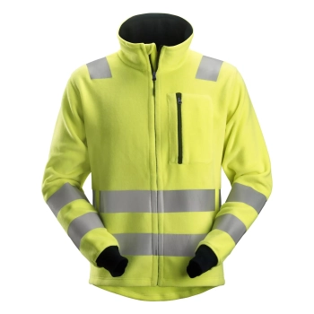 Bluza robocza trudnopalna polarowa, odblaskowa, na suwak, EN ISO 20471 kl. 3 Snickers ProtecWork 2860